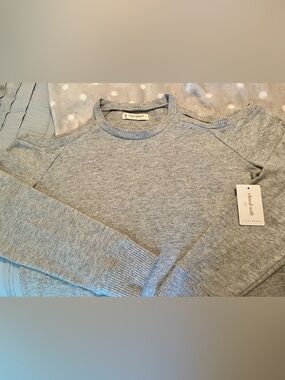 Lucky Brand “Cloud Soft” Cold Shoulder Sweater